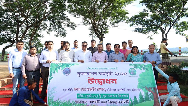 রাঙ্গামাটিতে নির্মিত হচ্ছে ‘লেকভিউ গার্ডেন’