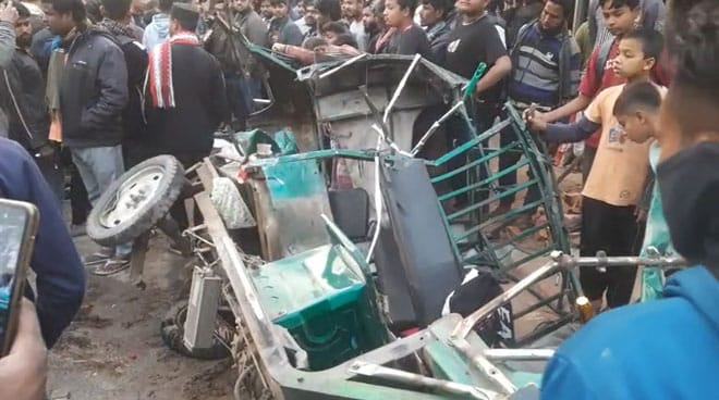 রাজশাহীতে সড়ক দুর্ঘটনায় নিহত ৪, আহত ৬