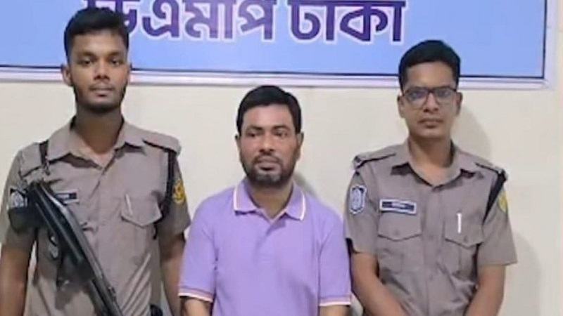 রাজধানীর মিরপুর থেকে টুঙ্গিপাড়া উপজেলা ছাত্রলীগের সাবেক সভাপতি গ্রেফতার