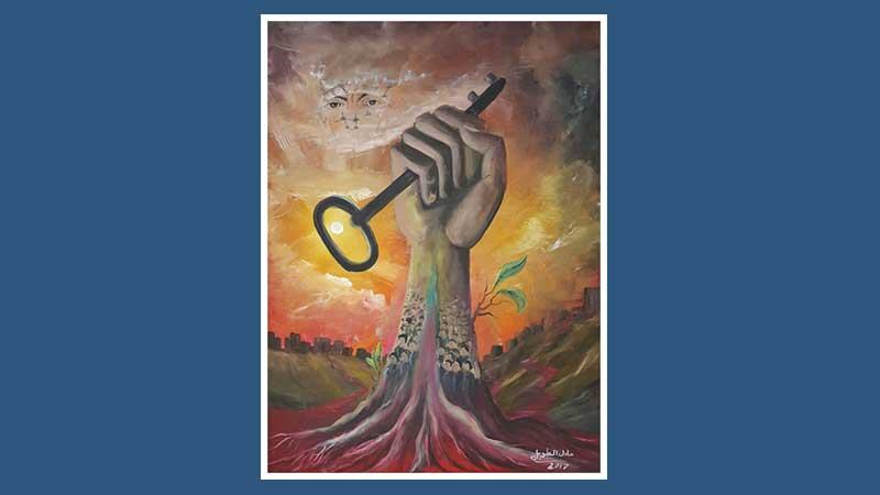 ক্যানভাসে তার গাজার গল্প