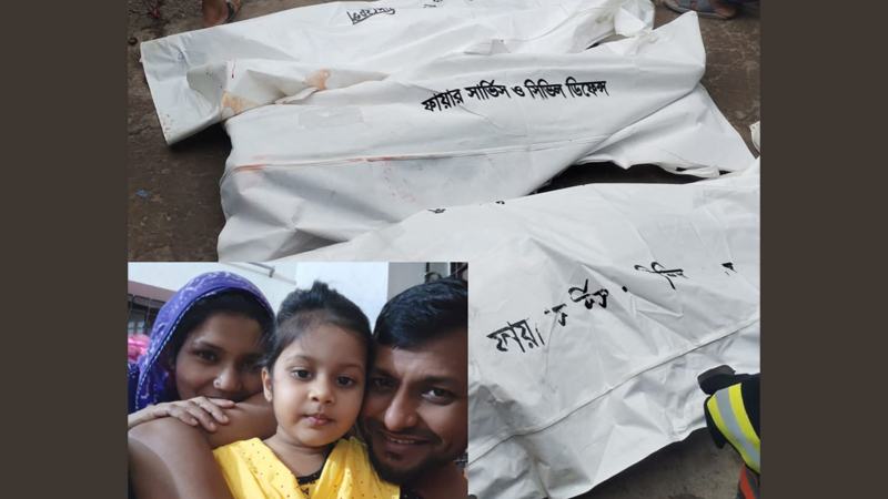 বাইকে বাসের ধাক্কা, বরিশালে সন্তানসহ স্বামী-স্ত্রী নিহত