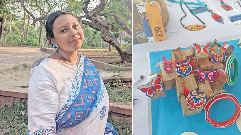 স্থাপত্যের শিক্ষার্থী নাহরীনের অলংকারে ফুটে ওঠে দেশের গল্প