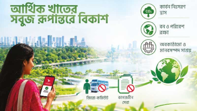 আর্থিক খাতের সবুজ রূপান্তরে যেভাবে ভূমিকা রাখছে বিকাশ