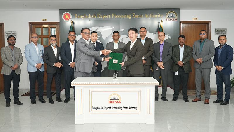 মোংলা ইপিজেডে ১ কোটি ৭০ লাখ ডলার বিনিয়োগ করবে চীনা প্রতিষ্ঠান