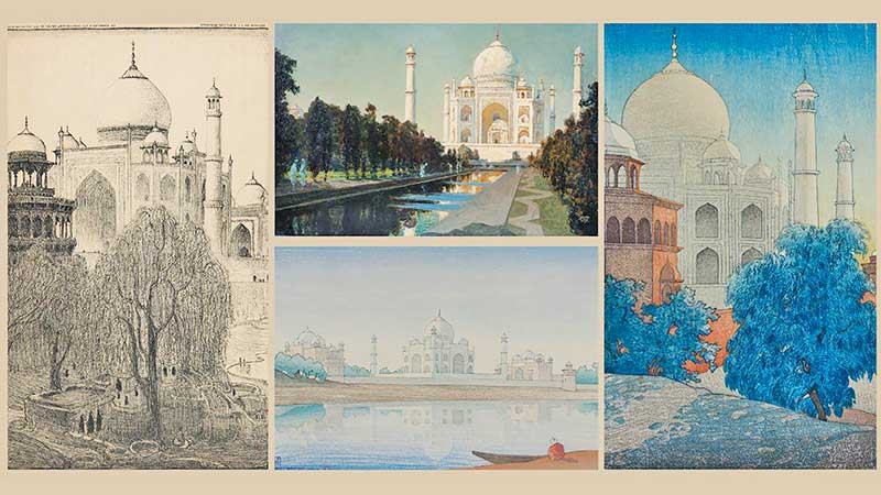 ইউরোপীয় রঙ-তুলিতে যেভাবে বদলে গেছে তাজমহলের চিত্রায়ণ