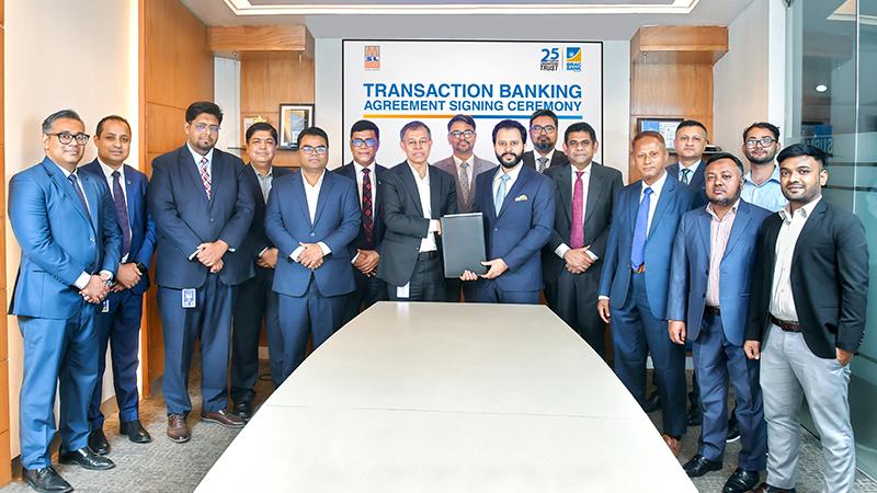 পুঁজিবাজারে লেনদেন সহজ করতে ব্র্যাক ব্যাংক-মিডওয়ে সিকিউরিটিজ চুক্তি