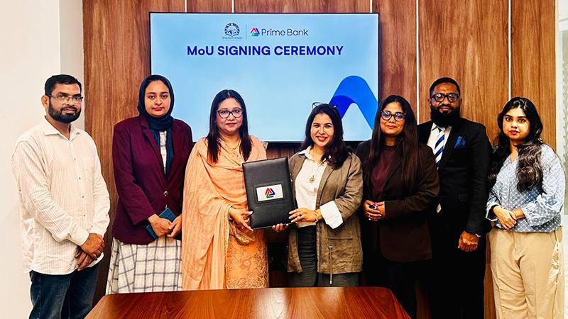গ্রাহক-কর্মীদের আত্মরক্ষা প্রশিক্ষণে এনলাইটেন্ড একাডেমির সঙ্গে প্রাইম ব্যাংকের চুক্তি