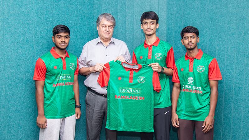 ইস্পাহানি-এবিসি রিয়েল এস্টেটের সহযোগিতায় পিএসএ টুর্নামেন্টে অংশ নেবে তিন স্কোয়াশ খেলোয়াড়