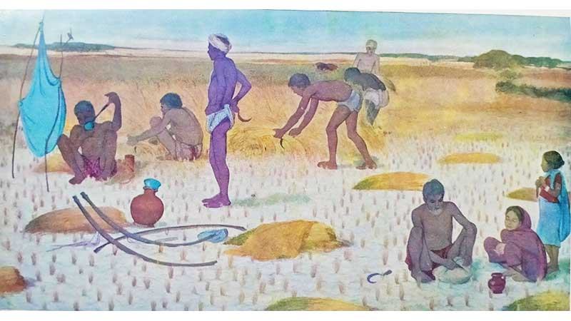 হেমন্তিকার ঘোমটাখানি সোনারঙে আঁকা