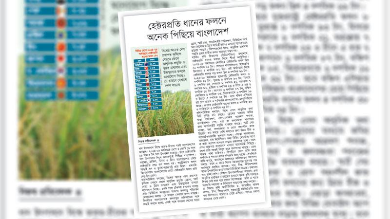 ফলন বৃদ্ধিতে আধুনিক চাষাবাদের দিকে যেতে হবে