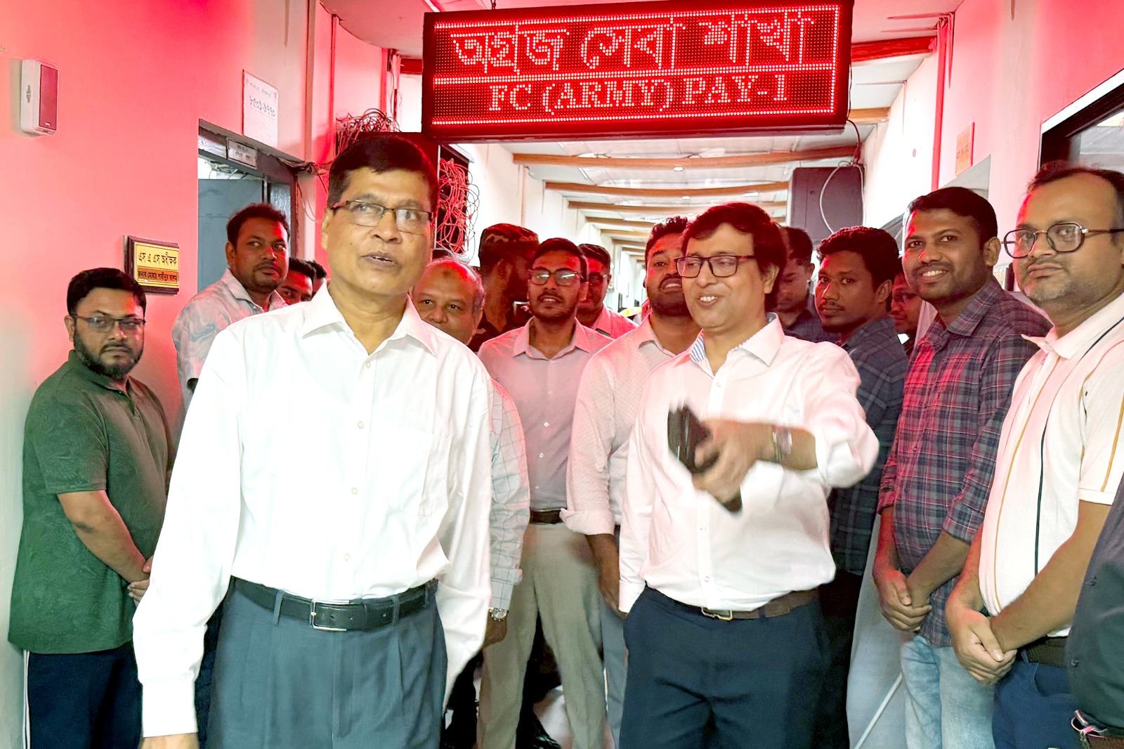 ডিএফডি কমান্ডের বিভিন্ন কার্যালয় পরিদর্শন করলেন সিএজি নূরুল ইসলাম