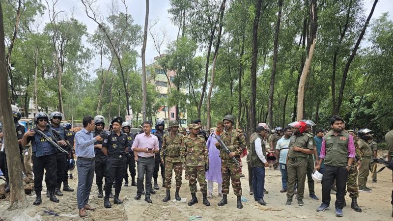 গাজীপুরে যৌথ বাহিনীর অভিযানে ৬০ কোটি টাকার বনভূমি উদ্ধার