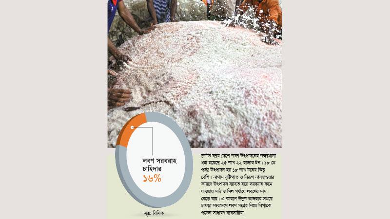 চামড়া সংরক্ষণে বিনামূল্যে লবণ সরবরাহ হয়েছে চাহিদার ১৬%