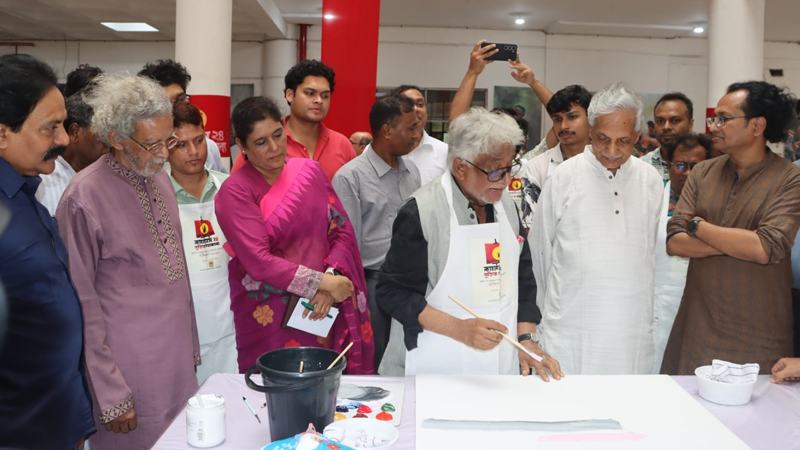 শিল্পকলায় চলছে তিন দিনব্যাপী আর্টক্যাম্প