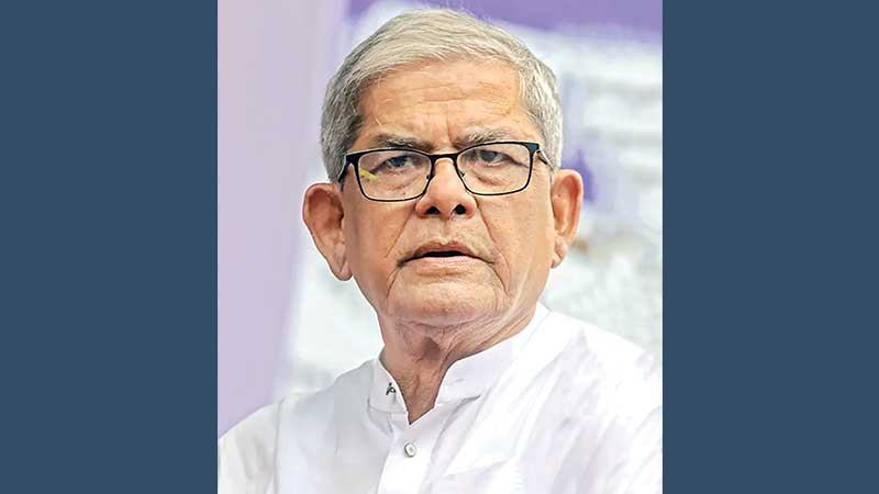 দেশে জ্বালানি তেলের সংকট কৃত্রিমভাবে তৈরি —মির্জা ফখরুল