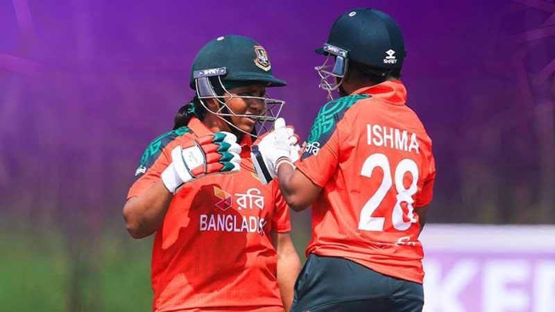 শ্রীলংকাকে ৪ রানে হারাল বাংলাদেশের মেয়েরা