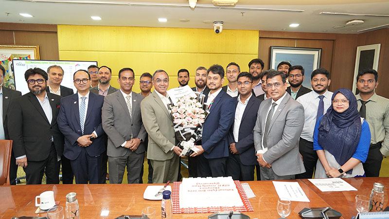 জাতীয় সাইবার ড্রিল প্রতিযোগিতায় চ্যাম্পিয়ন দল এমটিবি