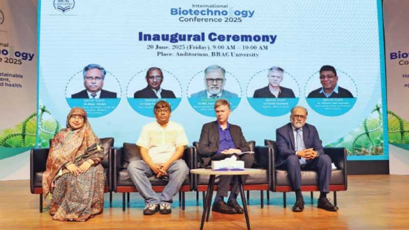 ব্র্যাক বিশ্ববিদ্যালয়ে দুই দিনব্যাপী আন্তর্জাতিক বায়োটেকনোলজি সম্মেলন অনুষ্ঠিত