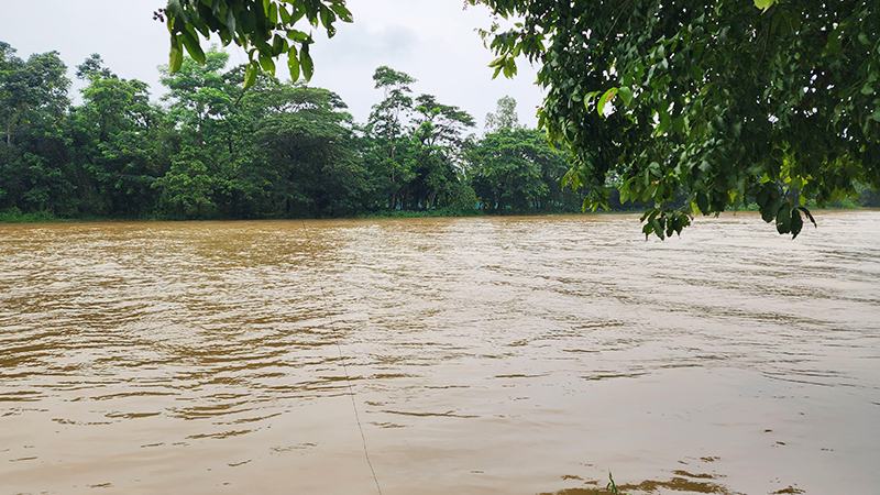 ভারত থেকে আসা ঢলে ফেনীতে আশঙ্কাজনক হারে বাড়ছে মুহুরী নদীর পানি