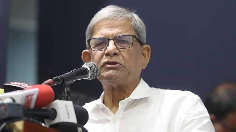 শেখ হাসিনার রায় ঘোষণা নিয়ে ফের নৈরাজ্য সৃষ্টির পাঁয়তারা চলছে —মির্জা ফখরুল