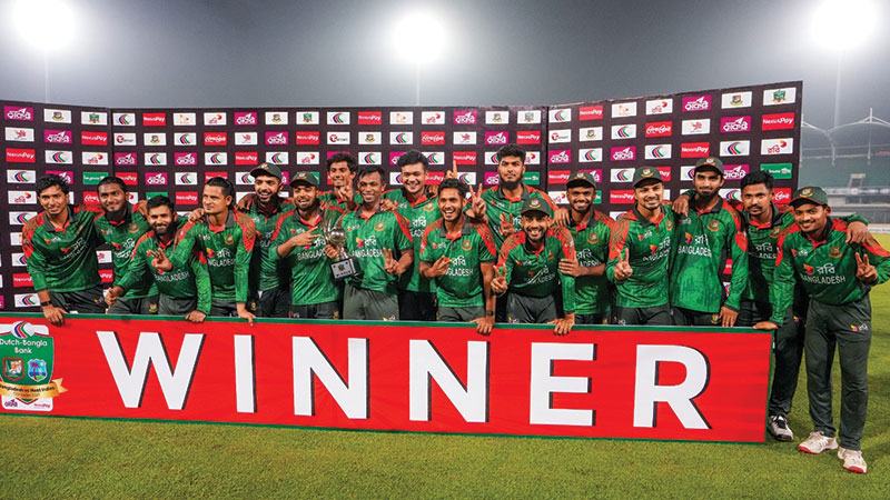 ব্যাট-বলের কর্তৃত্বে বড় জয়ে সিরিজ বাংলাদেশের