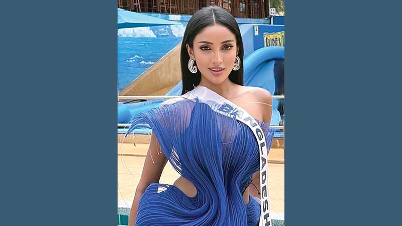 মিস ইউনিভার্স পিপলস চয়েসে শীর্ষে বাংলাদেশের মিথিলা