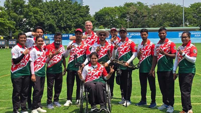 এশিয়া কাপ আর্চারিতে বাংলাদেশের স্বর্ণ জয়