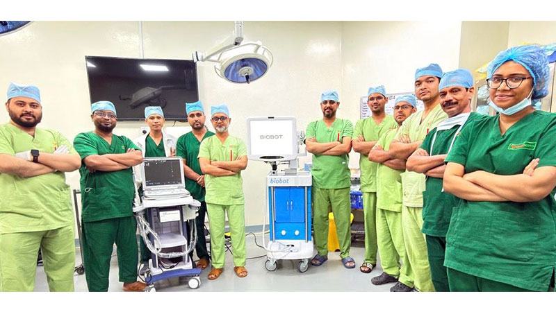 দেশের প্রথম রোবোটিক অ্যাসিস্টেড এমআরআই-ইউএসজি ফিউশন প্রোস্টেট বায়োপসি সম্পন্ন