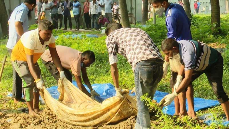 ময়নাতদন্তের জন্য তোলা হলো সাকিবের মরদেহ