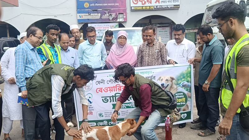 পথকুকুরকে টিকাদান শুরু