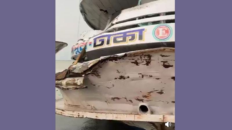 চাঁদপুরে ঝড়ের কবলে যাত্রীবাহী লঞ্চ, আহত অর্ধশতাধিক