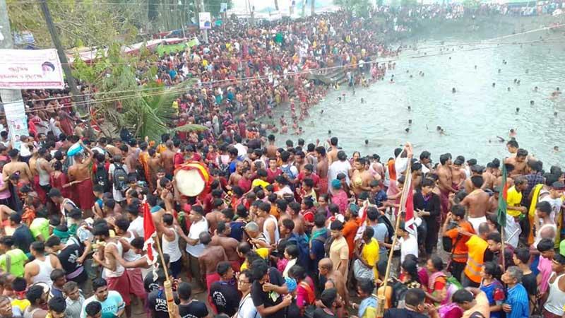 ওড়াকান্দির স্নানোৎসব শেষ