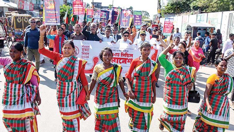 গাইবান্ধায় ৮ বছরেও হয়নি সাঁওতাল হত্যার বিচার