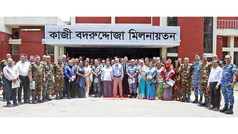 এনডিসি প্রতিনিধি দলের বারি পরিদর্শন