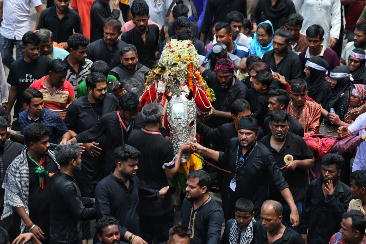 তাজিয়া মিছিল আর মাতমে কারবালার স্মৃতি স্মরণ