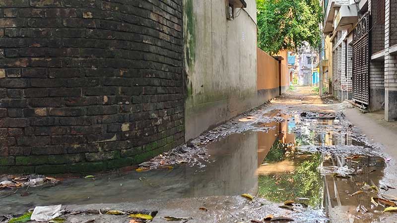 ঝিনাইদহ পৌরসভার ড্রেনেজ ব্যবস্থা নাজুক