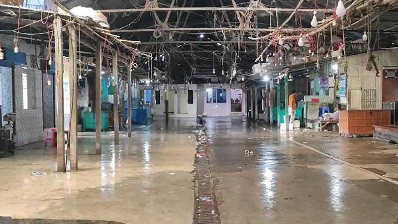 হাঁকডাকহীন চাঁদপুর মৎস্য আড়ত