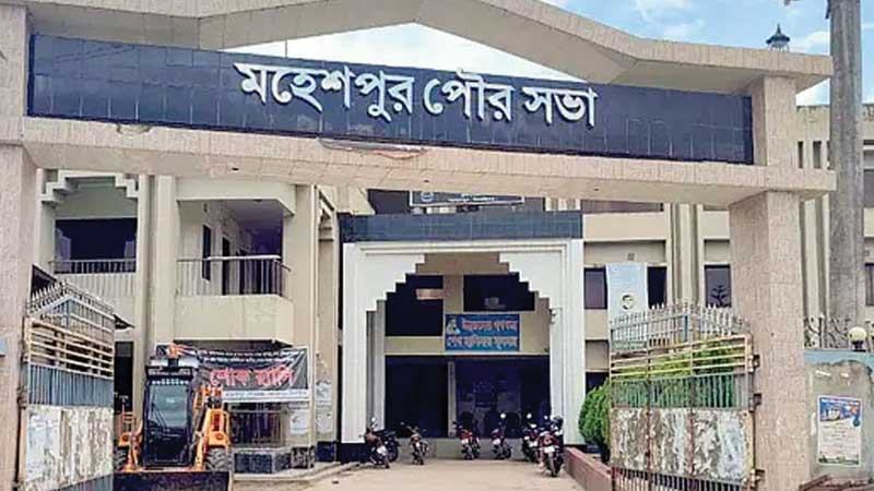 মহেশপুরে কাজ শেষের আগেই বেশির ভাগ সড়কবাতি নষ্ট