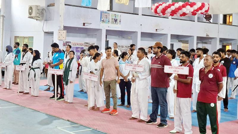 প্রথম আন্তঃবিশ্ববিদ্যালয় তায়কোয়ান্দো প্রতিযোগিতা শুরু