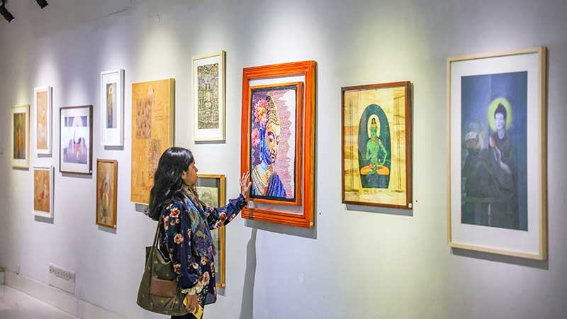 শিল্পীর চোখে নানা রূপে বোধির প্রতিচ্ছবি
