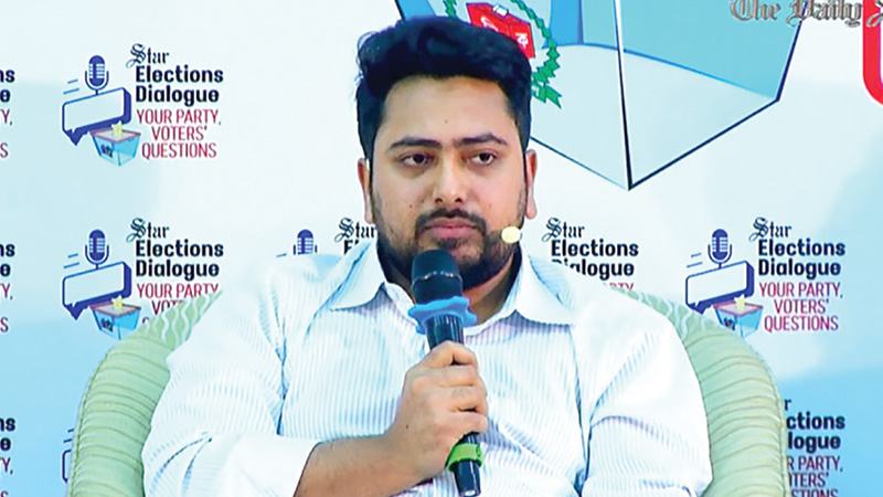 অর্থনৈতিক ন্যায়বিচার নিশ্চিত করা হবে —নাহিদ ইসলাম