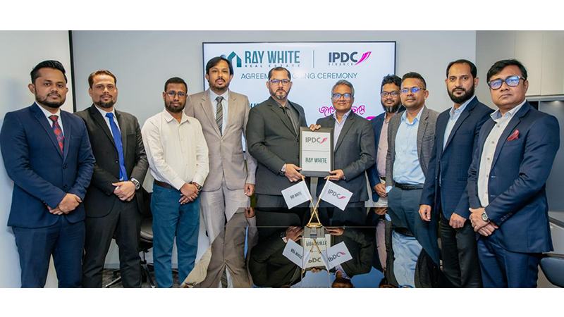 গৃহ ঋণ সুবিধাকে সহজলভ্য করতে একসঙ্গে কাজ করবে আইপিডিসি ও রে হোয়াইট