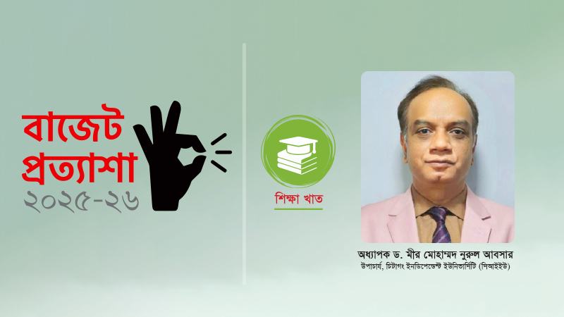 বাজেটে বেসরকারি বিশ্ববিদ্যালয়ের জন্য গবেষণা খাতে বরাদ্দ রাখার প্রস্তাব করছি