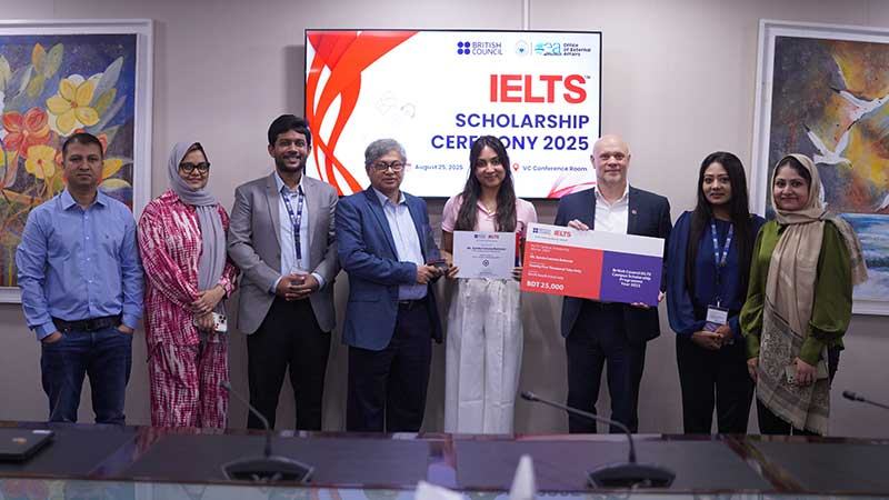 আইইএলটিএস বৃত্তি পেলেন এনএসইউ শিক্ষার্থী