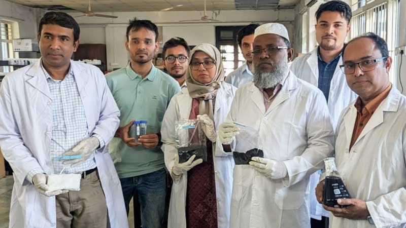 ন্যানো বায়োচারসমৃদ্ধ ন্যানো ইউরিয়া উদ্ভাবন