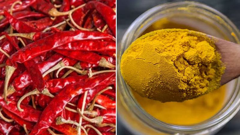 কোরবানির আগে ঊর্ধ্বমুখী শুকনা মরিচ ও হলুদের দাম