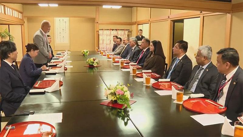 নিপ্পন ফাউন্ডেশন ও সাসাকাওয়া পিস ফাউন্ডেশনের আমন্ত্রণে নৈশভোজে যোগ দিলেন প্রধানমন্ত্রী
