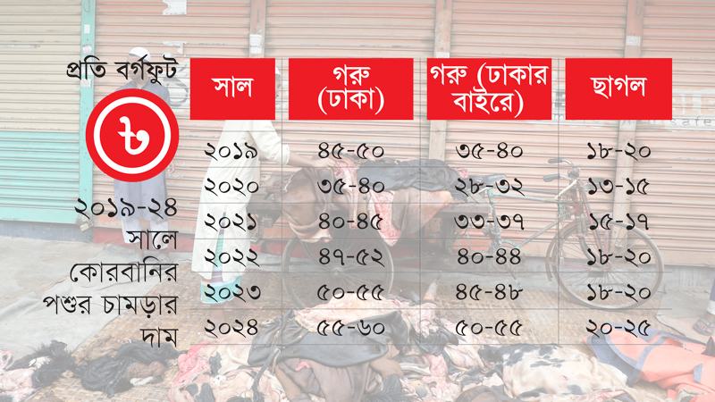 কোরবানির পশুর চামড়ার ন্যায্য দাম পাওয়া নিয়ে এবারো শঙ্কা