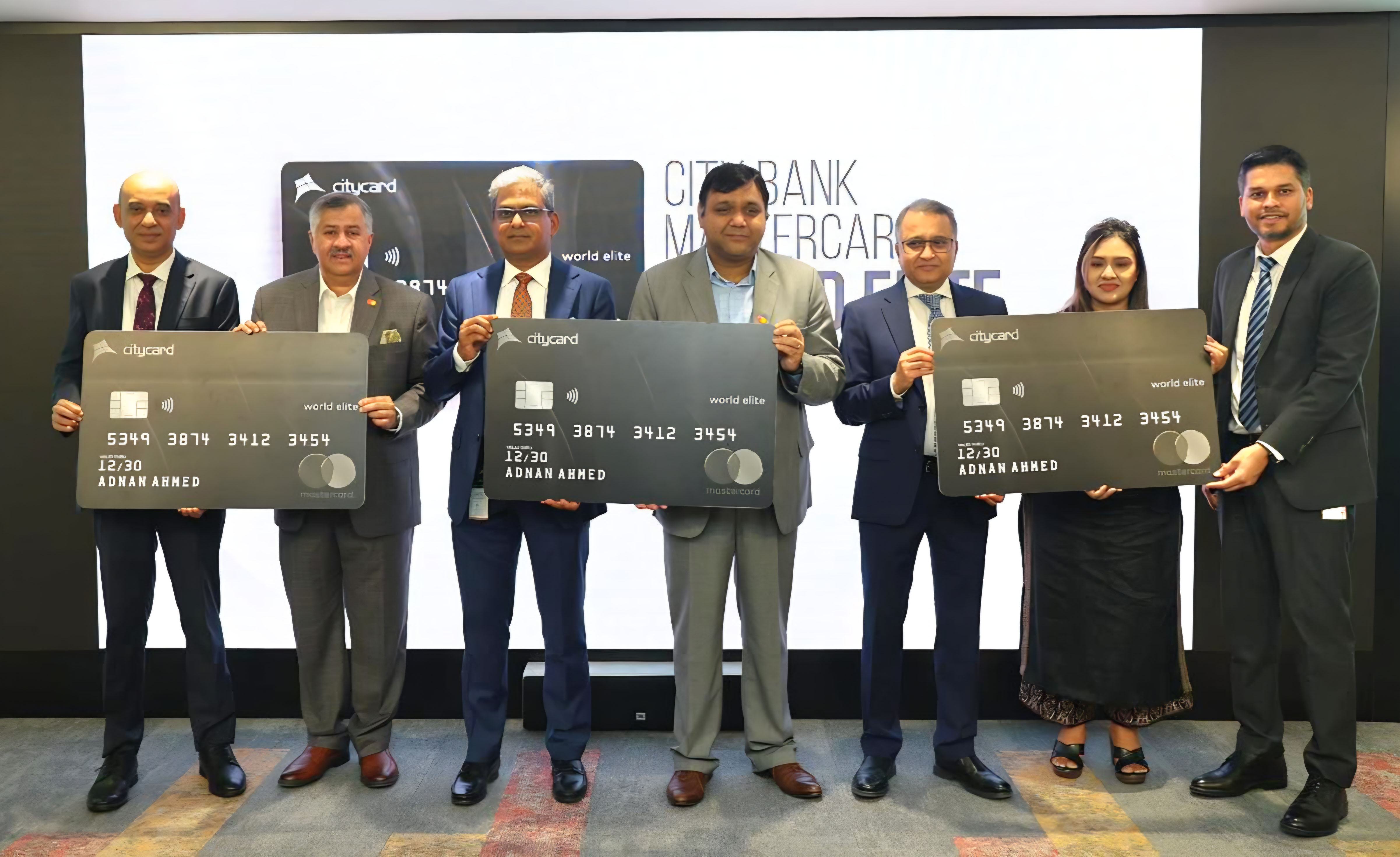 সিটি ব্যাংক ও মাস্টারকার্ডের যৌথ উদ্যোগে চালু হল ওয়ার্ল্ড এলিট ক্রেডিট কার্ড