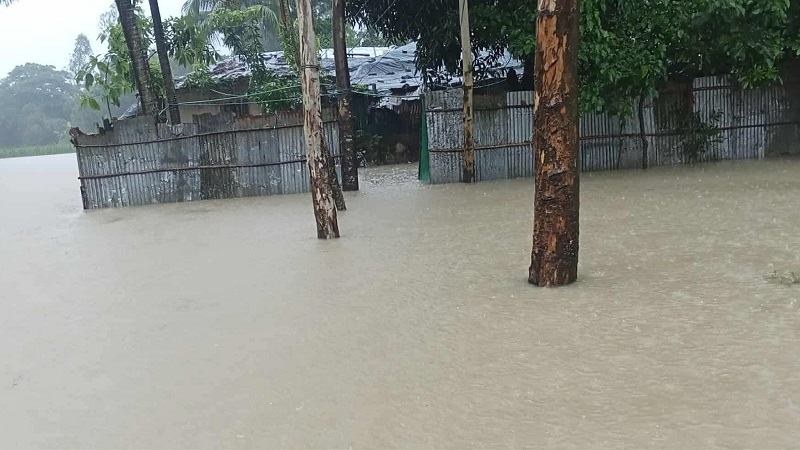 টানা বর্ষণে পানিবন্দি টেকনাফের তিন হাজার পরিবার